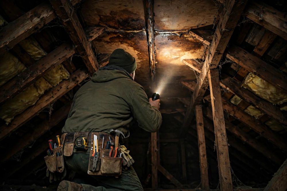 Why is my ceiling stained, and what does it mean?